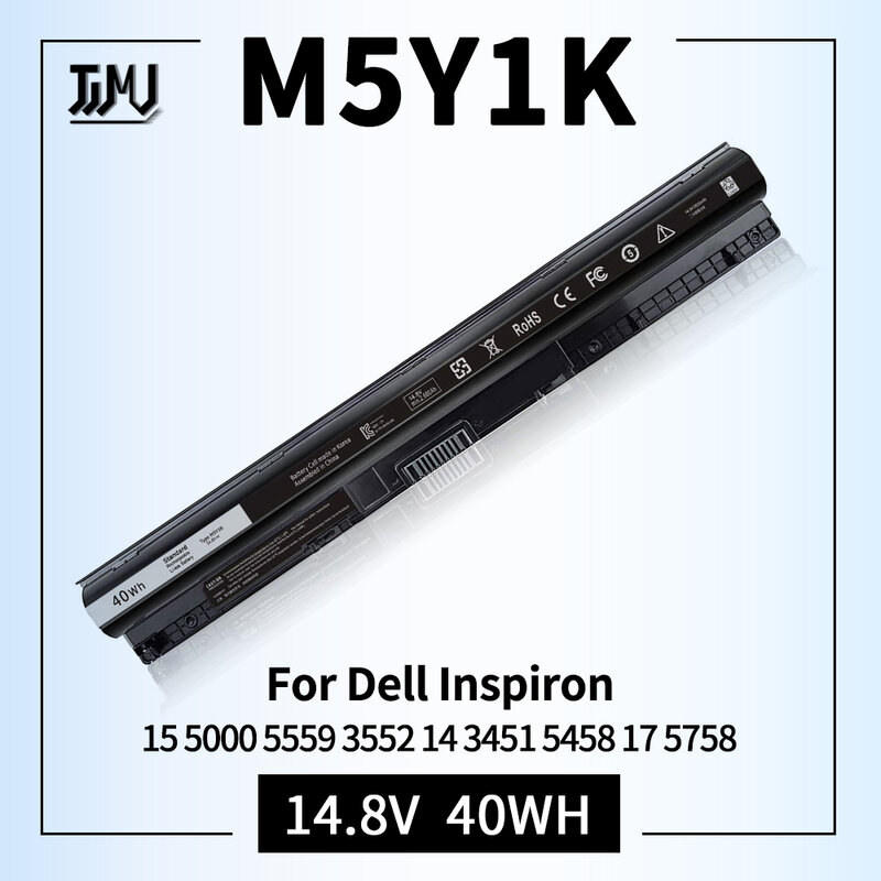 40WH M5Y1K 14.8V Battery for Dell Inspiron 14 15 17 5000 3000 Series 5559 3451 3558 3567 5755 5756 5458 GXVJ3 453-BBBQ HD4J0
