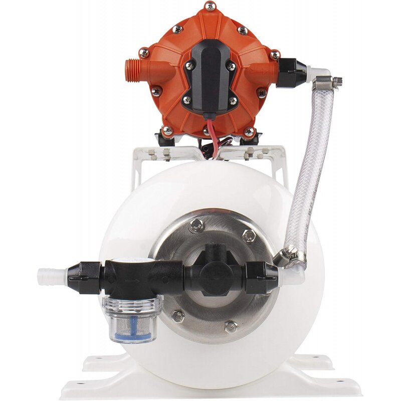 SEAFLO 55-Series Water Pump and Accumulator Tank System - 12V DC, 5.5 GPM, 60 PSI, 2 Gallon Tank