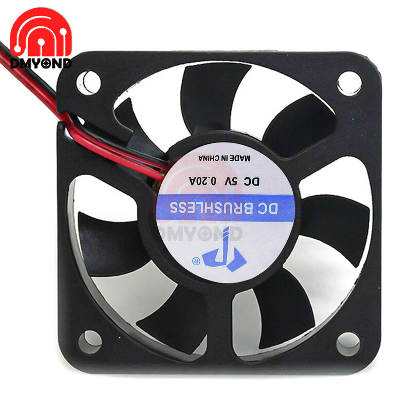Micro ventilateur de refroidissement pour PC, dissipateur thermique pour CPU, DC 5010, 5V, 12V, 24V, 5cm, 50mm, 50x50x10mm