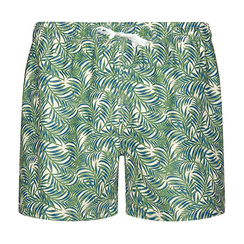Pantalones cortos de playa de vacaciones hawaianas para hombres, Bañador con estampado 3d de flores, pantalones cortos casuales, pantalones de tablero, bañador de vendaje elástico, bañadores de natación