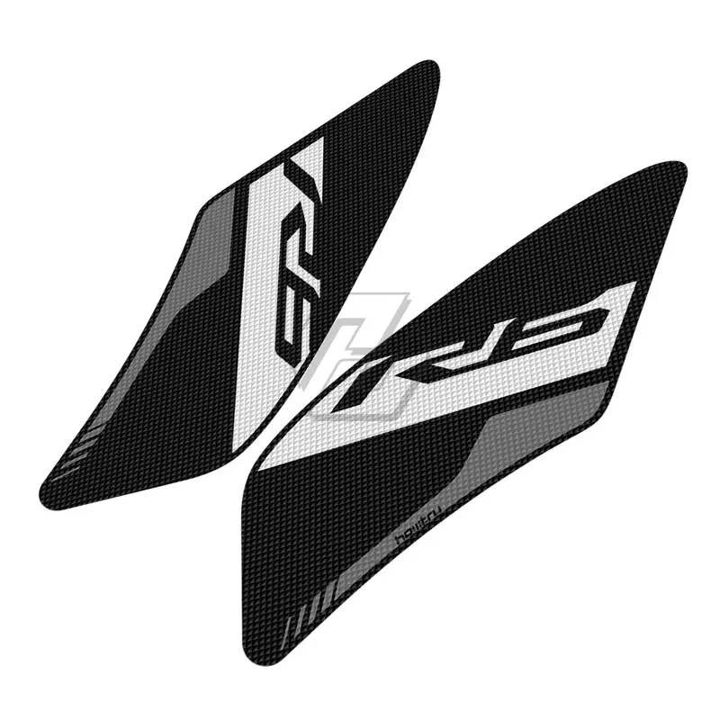 For Yamaha YZF R6 YZFR6 2017 2018 2019 2020 2021 2022 Motorcycle Non-slip Side Fuel Tank Stickers Waterproof Pad Rubber Sticker