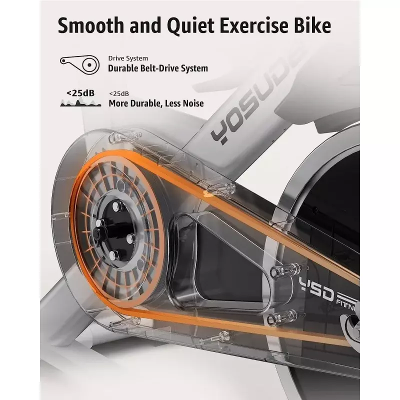 YOSUDA-Plaquette de frein pour vélo d'intérieur, vélo stationnaire magnétique, support Sub, coussin de siège confortable