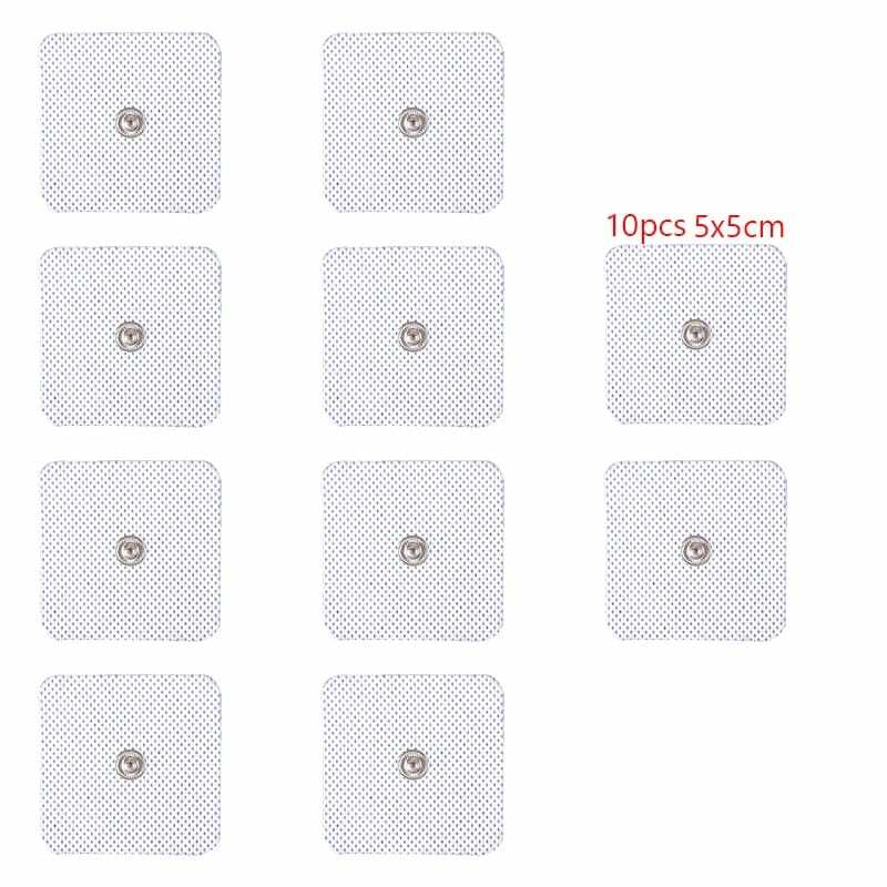 10pcs Self Replacement Reusable Electrode Pads Tens Electrodes Non-woven Muscle Stimulator Tens Machine Pads Dropshipping