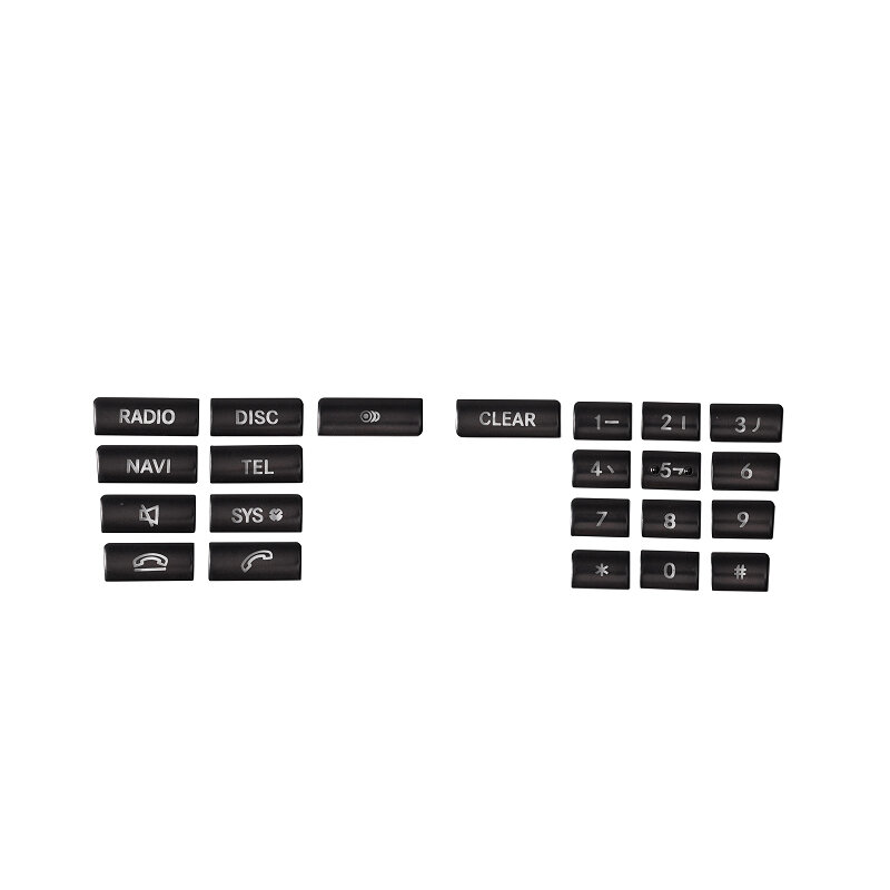 Accessori per auto Console centrale CD pulsante multimediale cornice adesivo per Mercedes Benz classe E W212 2014-2015 CLS 2012-2013