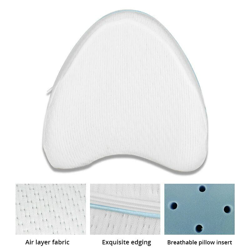 Back Hip Body Joint Pain Relief Thigh Leg Orthopedic Sciatica Pad Cushion Home Memory Foam Cotton Leg Pillow