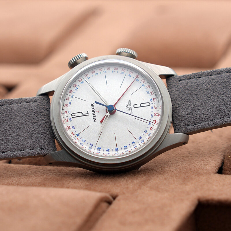 FOD 70's Vintage Pilot chronograf ST1901 mechaniczny męski skomplikowany akrylowy szafirowy 38MM luksusowy zegarek na rękę Militarye