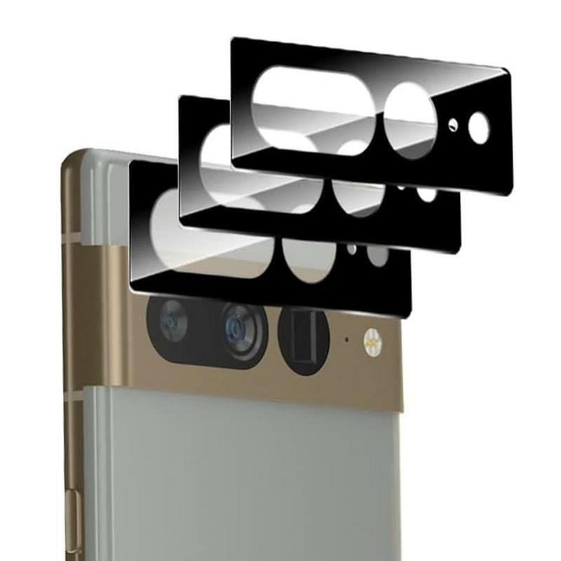 3PCS Zurück Kamera Objektiv Gehärtetem Glas Kamera Protector Für Google Pixel 7/7 Pro Ultra-Dünne 3D Objektiv Schutzhülle film Zubehör