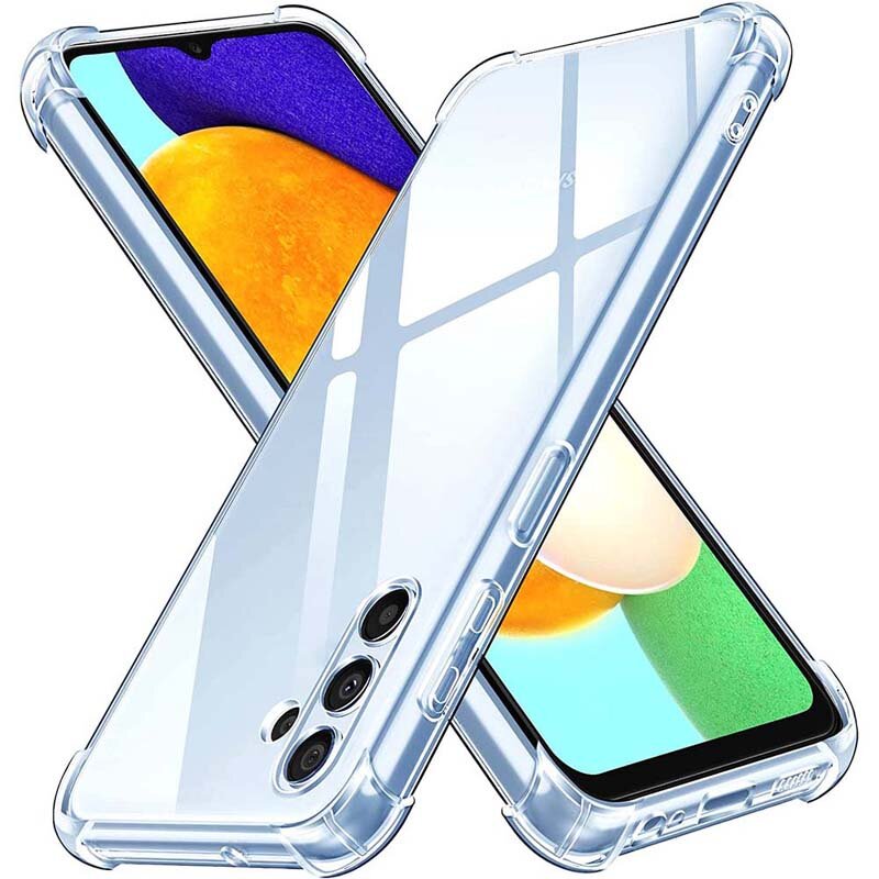 Прозрачный чехол для Samsung Galaxy A54 5G A34 5G A24 A14 4G, толстый противоударный мягкий силиконовый чехол для телефона Samsung A04s A04e A04