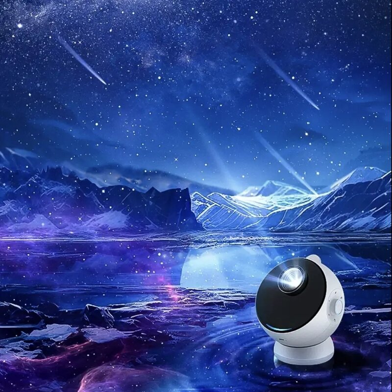 Upgrade Shooting Star 3D Visual Wireless Galaxy Star Projector Ultra Clear Focus Starry Planetarium Projector