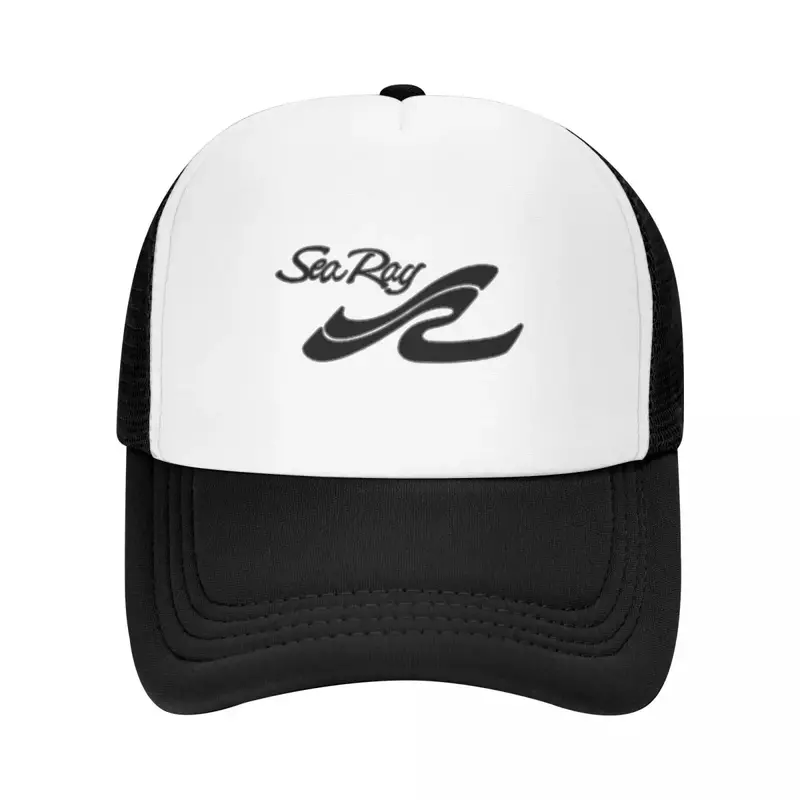 Boné de beisebol essencial masculino, Sea Ray Boat preto Logo, chapéu de luxo feminino, transporte da gota