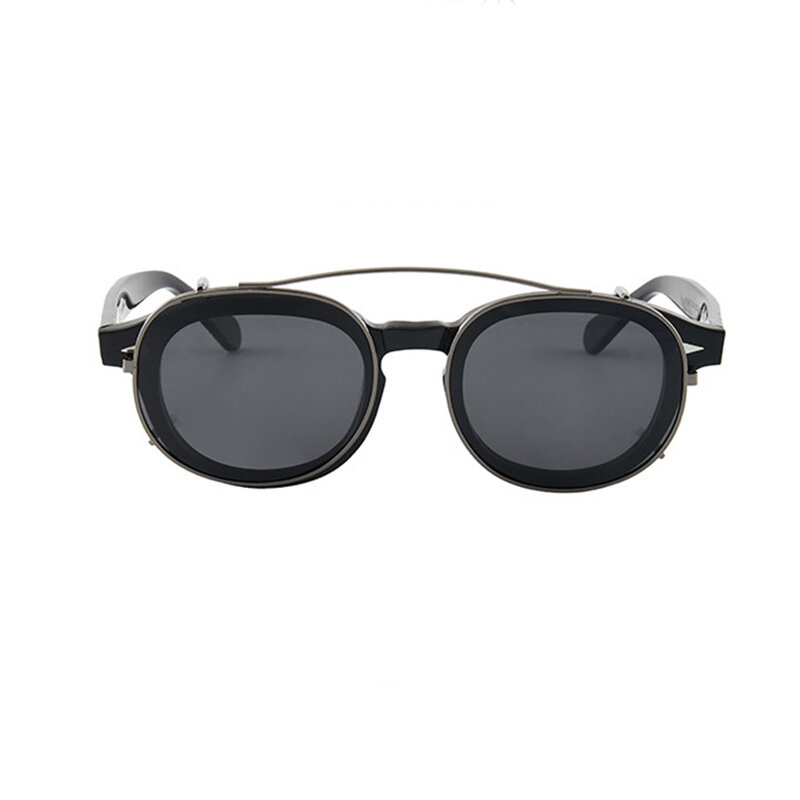 نظارات شمسية مستقطبة بمشبك للرجال والنساء ، Johnny Depp ، علامة ليمتوشة فاخرة ، نظارات عتيقة