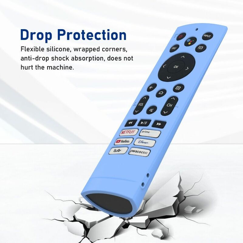 Silicone TV Remote Controller Cover Washable Shockproof Protector Household Soft Protective Case for Hisense ERF3F80H ZDB1210320