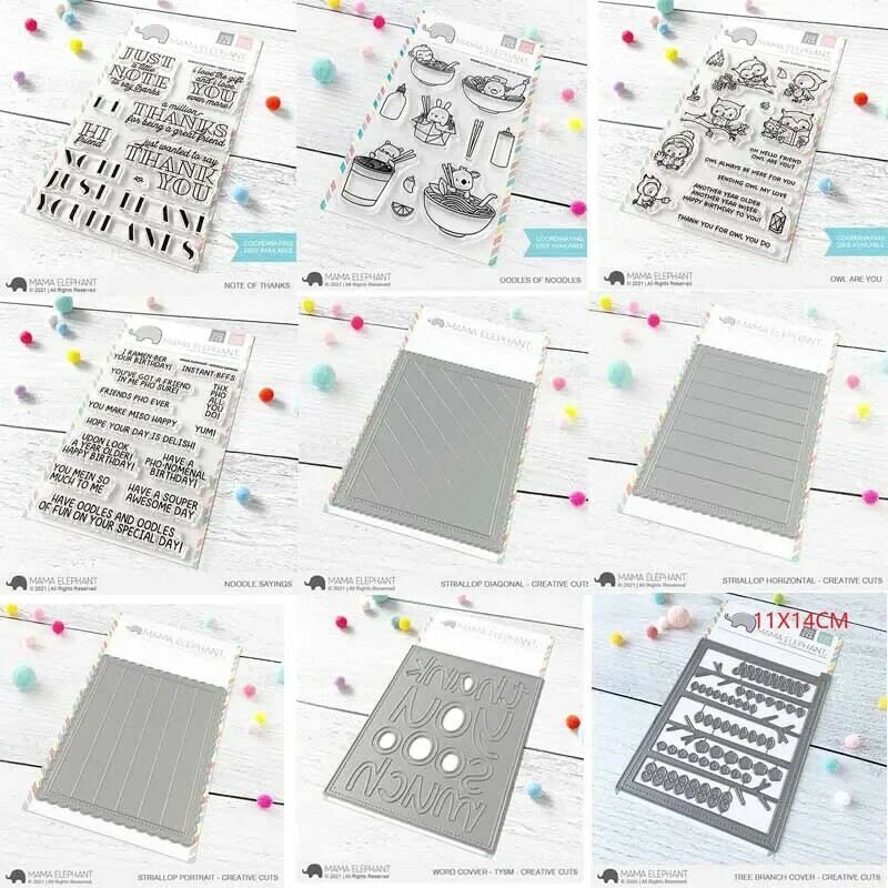 2022 New Stamps and Metal Cutting Dies diy Scrapbooking Photo Album Decorative Embossing PaperCard Crafts Die