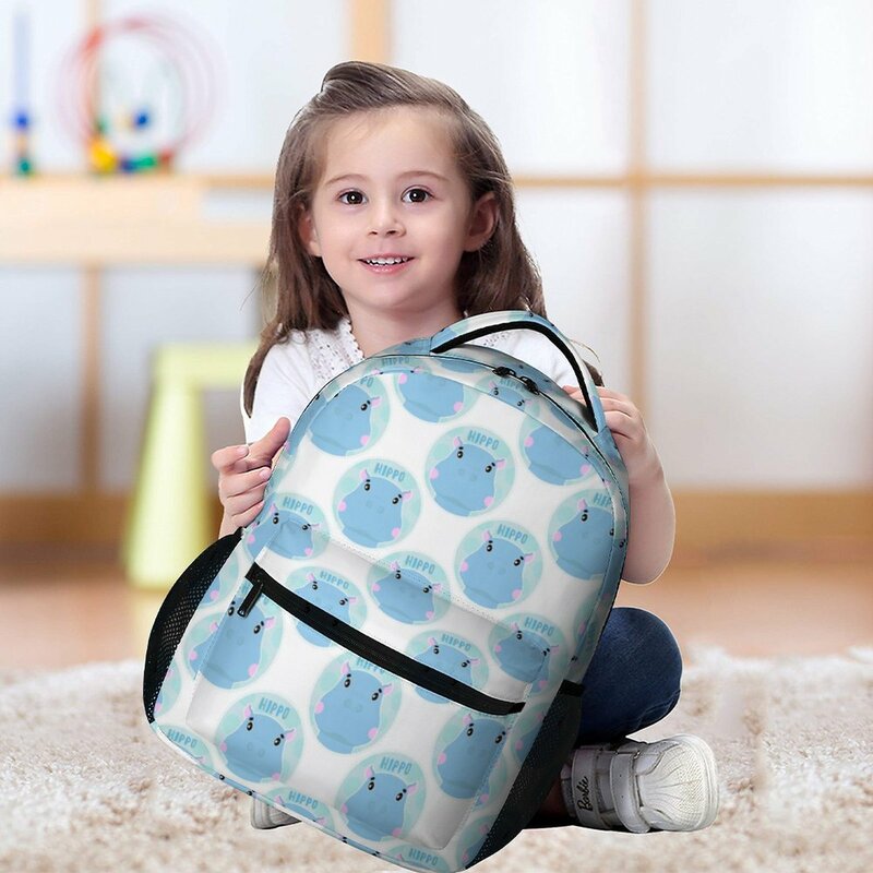 Mochila escolar con estampado completo para niños, bolsa Simple de gran capacidad, bolsa de ocio, patrón personalizado