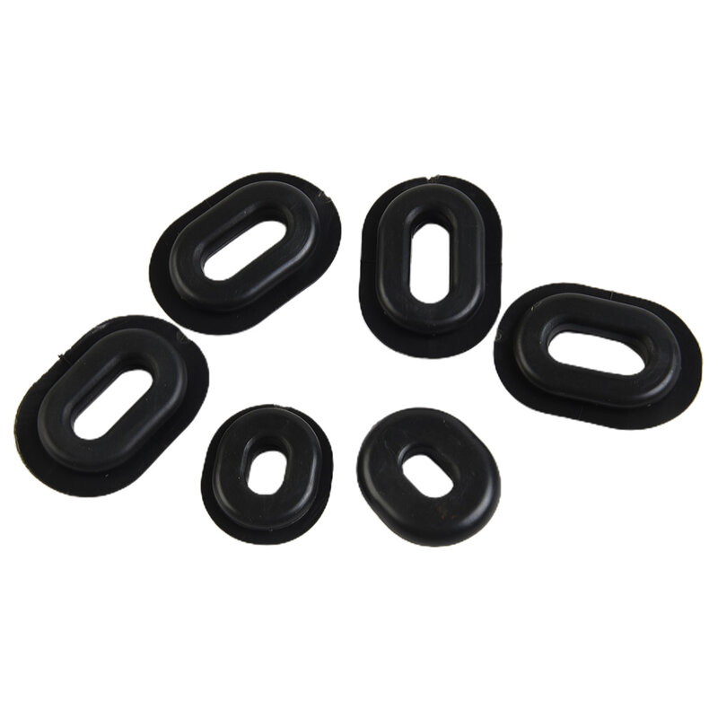 6pcs Motorcycle Accessories Fairings Side Cover Oval Grommets For Honda CB CL SL XL100 CB CT SL TL XL125 CB200