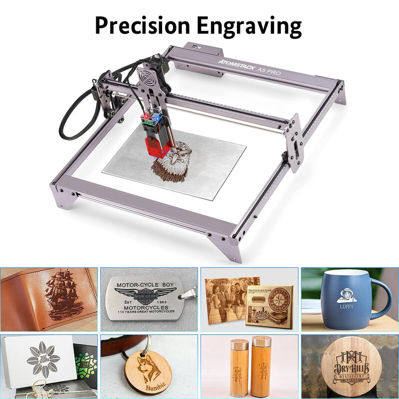 ATOMSTACK A5 Pro 40w Laser Engraving Cutting Machine Laser Engraver Cutting for Wood and engrave Metal
