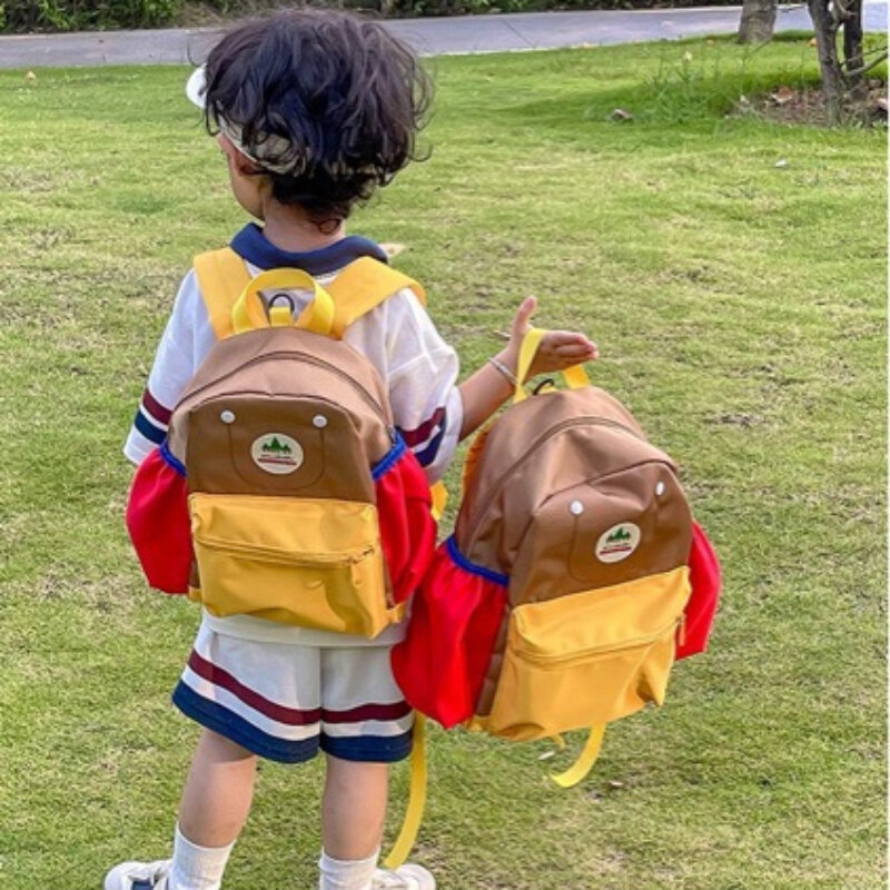 배낭 어머니 키즈 가방, 소녀용 귀여운 배낭, 유아 배낭 학교 가방, 패치워크 배낭