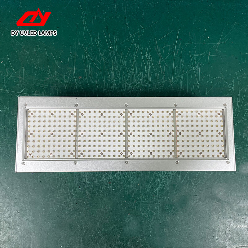 Grande superfície luminosa uvled lâmpada de cura refrigerada a ar para produtos de cura de encanamento ou forno de cura retrofit 400100