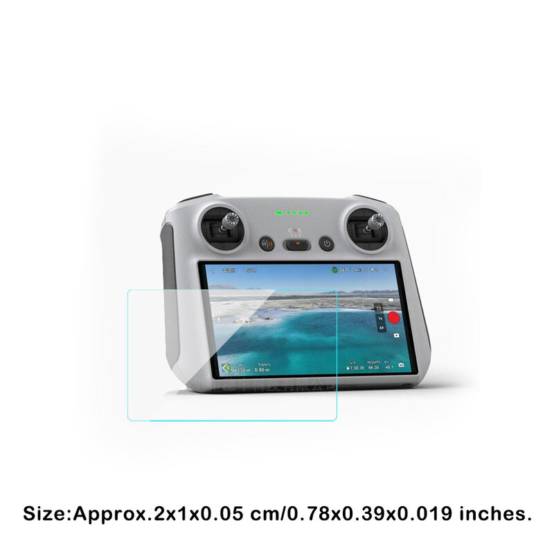 Tempered Glass lapisan pelindung tidak terlihat, aksesori Drone Mini 3 lapisan pelindung layar tahan gores tahan air
