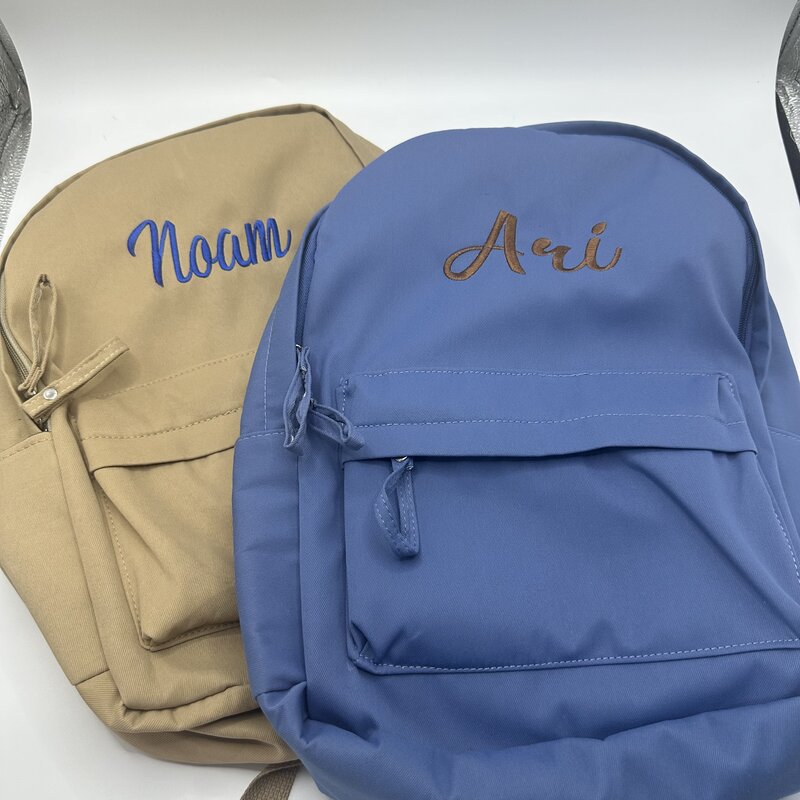 Mochila personalizada de alta capacidad para estudiantes, mochila para pareja, bolsa para computadora, viaje de ocio, mochila con nombre personalizado