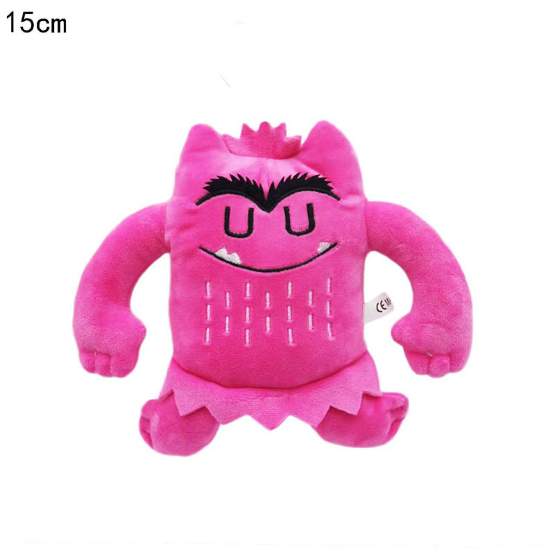 6pcs/set Kawaii The Color Monster Plush Doll Children Monster Color Emotion Plushie Stuffed Toy For Kids Birthday Gifts