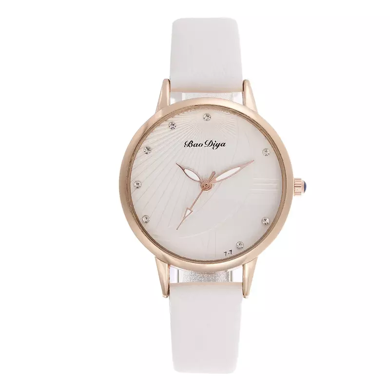 2024 Nieuwe Elegante Eenvoudige Ontwerp Wijzerplaat Ontwerp Dames Horloges Vrouwen Mode Luxe Jurk Horloge Casual Vrouw Quartz Lederen Klok