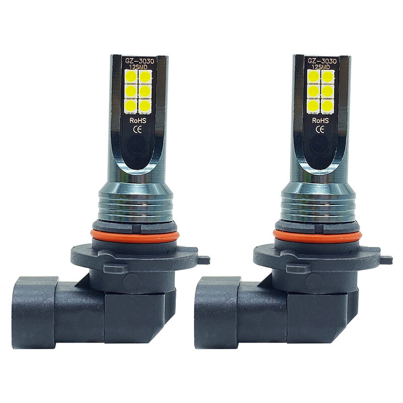 Faros LED antiniebla para coche, bombillas DRL H4 H7, 9005 K, 8000LM, 80W, 12V, 2 piezas, 9006, 6000, H11, H8, H9, H10, H1, H3