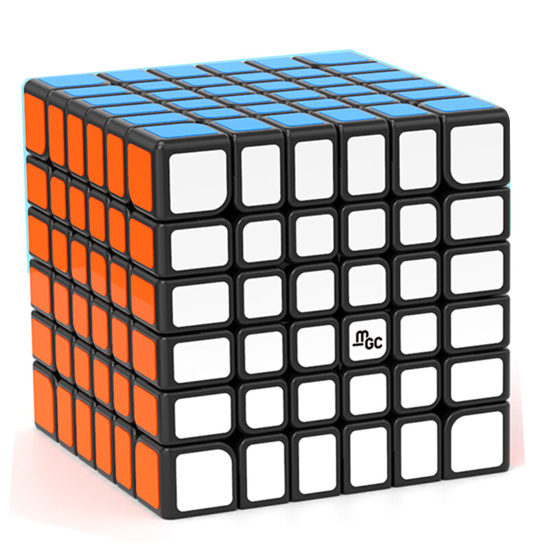 YJ – Cube magique de vitesse magnétique MGC 6x6 M, sans autocollant, jouets professionnels, Puzzle, MGC 6 6x6 M