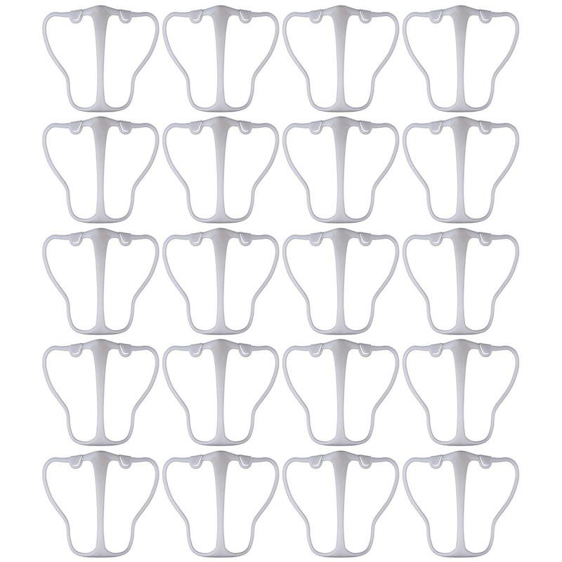 20PCS 3D Bracket Inner Support Frame Homemade Cloth Cool Silicone Bracket Space for Comfortable Breathing Washable Reusable
