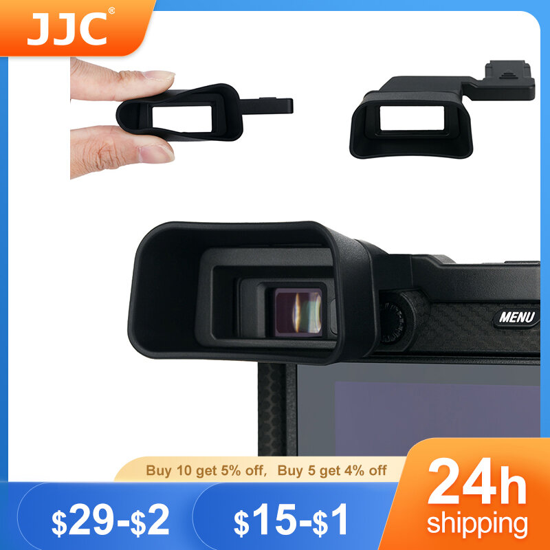Soft Silicone Long Camera Viewfinder, Ocular estendida, Eye Cup, Especialmente para Sony a7c a7 C, Eyeshade Protector Acessórios