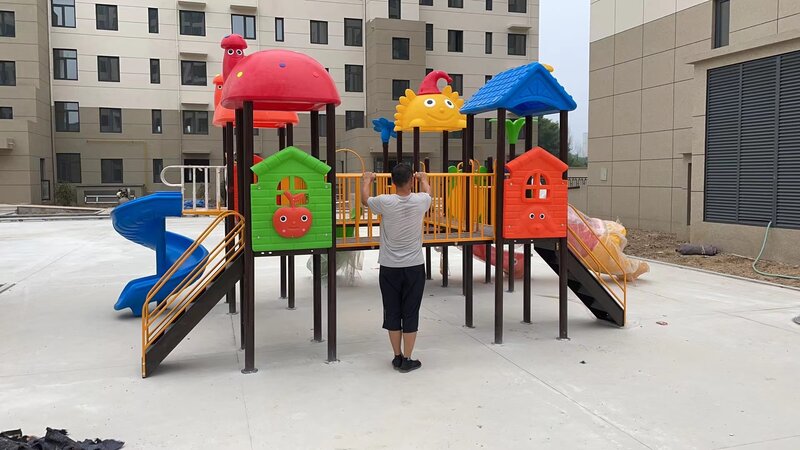 Mainan Anak-anak Geser Bayi Permainan Luar Ruangan Ayunan TK Set Anak-anak Plastik Anak-anak Taman Bermain Dalam Ruangan Taman Besar B57