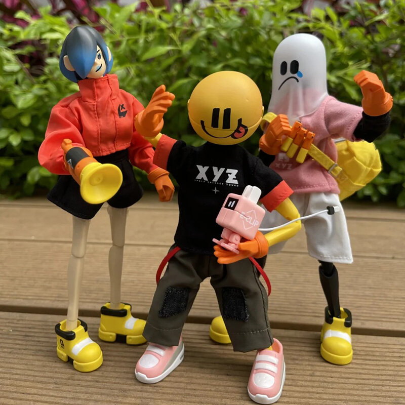 Come4arts 우주 구조 분대 시리즈 장난감 인형, 귀여운 애니메이션 피규어, 데스크탑 장식품 컬렉션