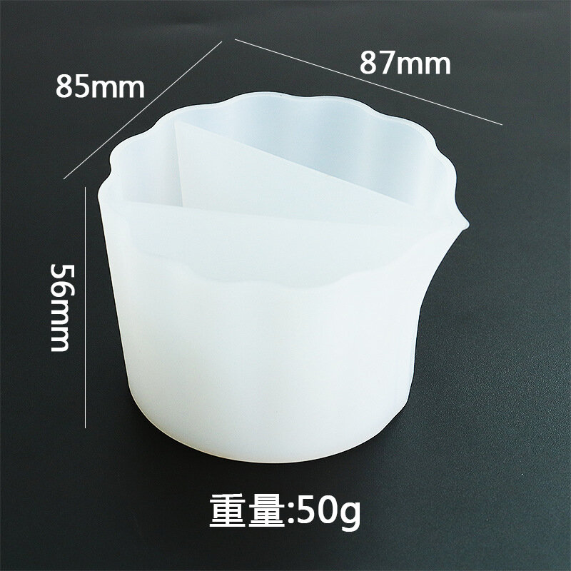 DIY Silicone Distributing Cup Jewelry Making Craft Tool Liquid Pigment Resin Color Mixing Containers Handmade Supplies 2-5 Holes