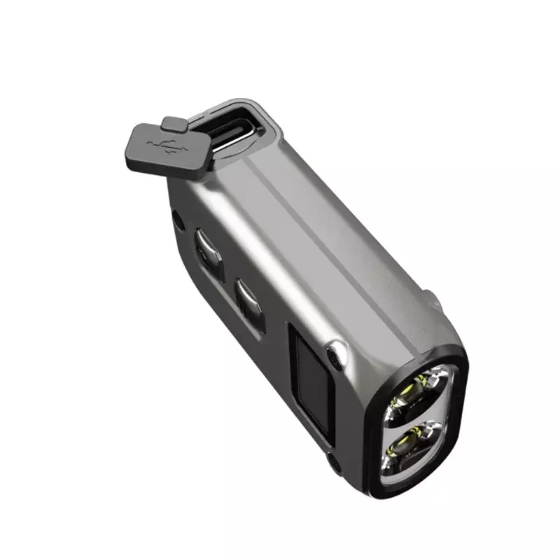 NITECORE Tini2 Ti brelok światła 500 lumenów type-c akumulator EDC kompaktowy stop tytanu LED Flshlight