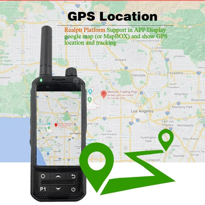 ANYSECU 4G เครือข่ายวิทยุ A970S Android 9.0 LTE PTT POC Walkie Talkie โทรศัพท์มือถือใช้งานร่วมกับ Zello จริง-ptt Pocstar