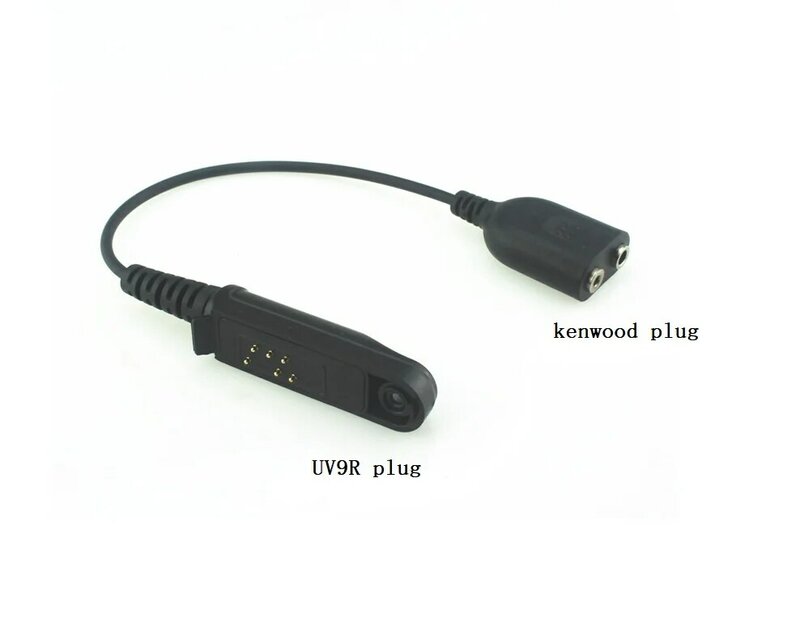 TS TAC-SKY Intercom Adaptor untuk 2-Core Kenwood Plug Adaptor Kompatibel dengan Baofeng BF-A58 BF9700 UV9R UV-XR