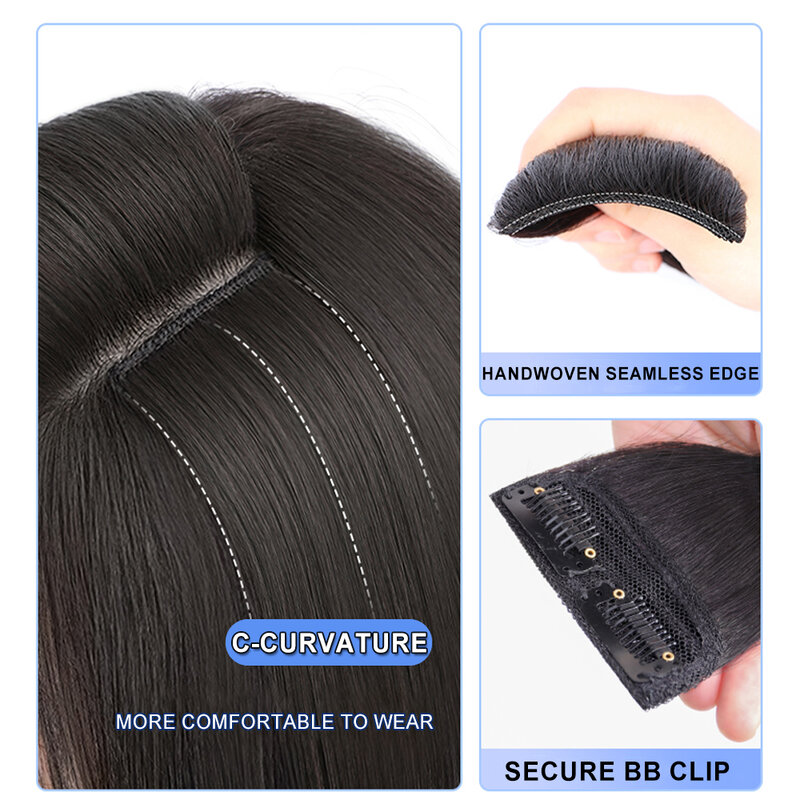 Clip In Hair Extensions Echt Menselijk Haar Natuurlijk Zwart Voor Vrouwen Remy Steil Menselijk Haar Clip In Extensions Dubbele Inslag Naadloze