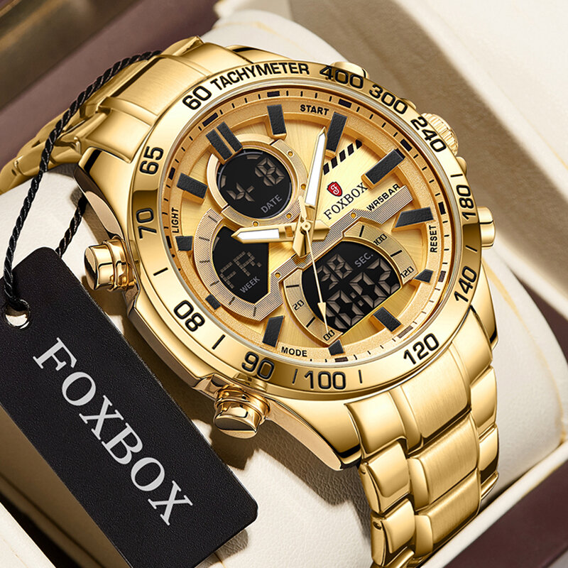 LIGE 2023 najlepsze luksusowe marki zegarki kwarcowe męskie modne zegarki wojskowe 50ATM zegarek wodoodporny Relogio Masculino + BOX
