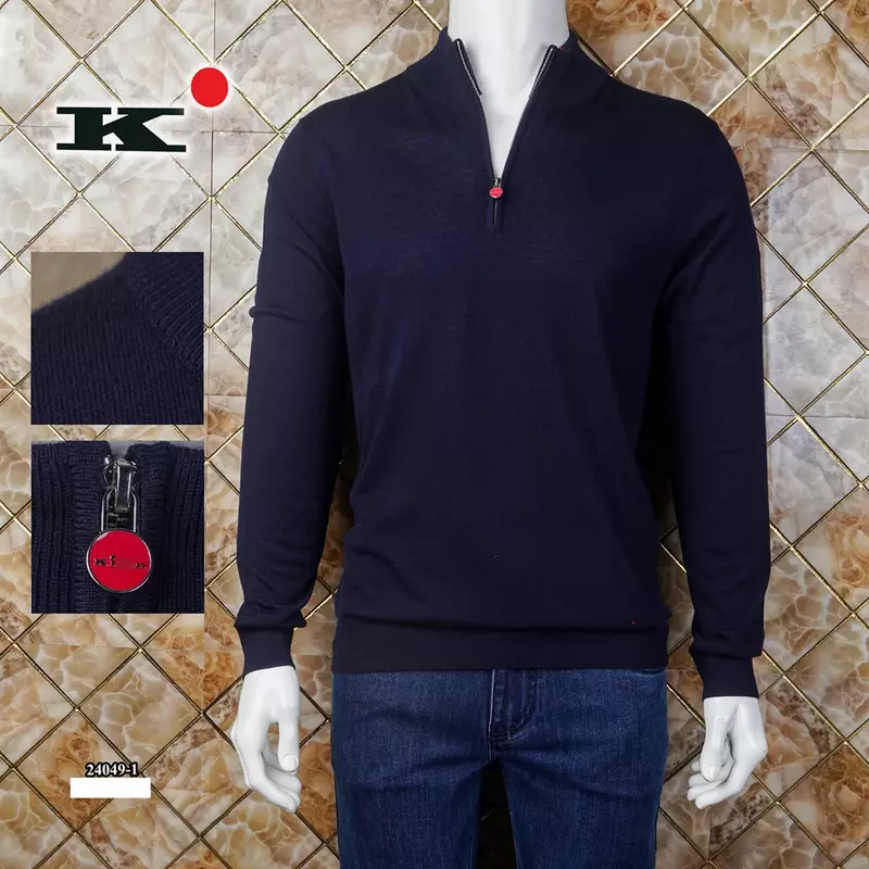 2024 Diku Pullover Kaschmir Herren neue warme Herbst aus gezeichnete Qualität Pullover Kragen Qualität große Größe M-4XL