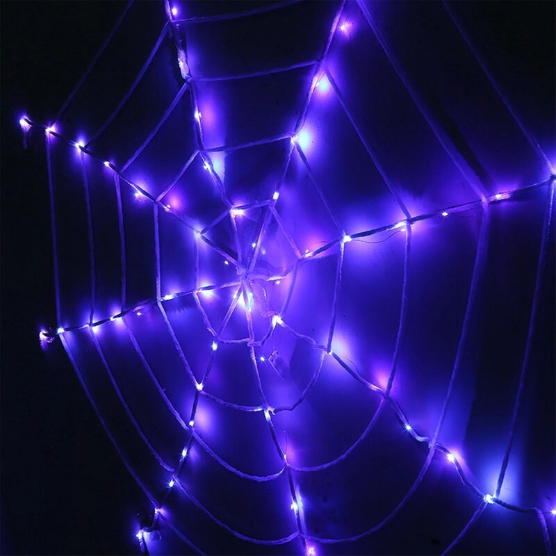 Halloween Enge Spinnenweb Rekwisieten Delicate Spinnenwebvormige Hanglamp Voor Binnenplaats Veranda Feest Buitentuin