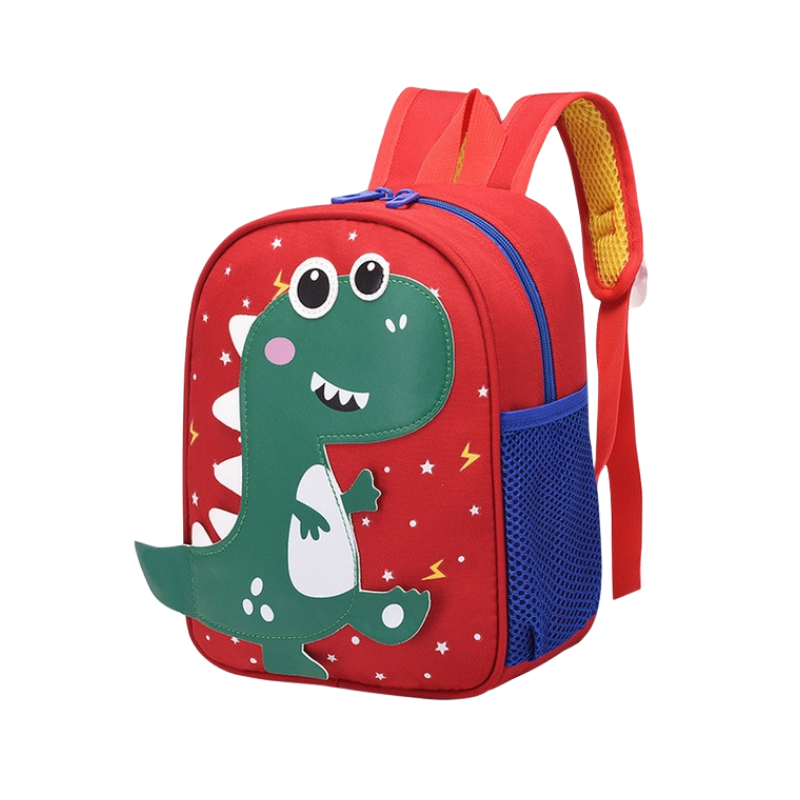 Tas ransel anak. Tas sekolah untuk siswa TK. Ransel dinosaurus kecil