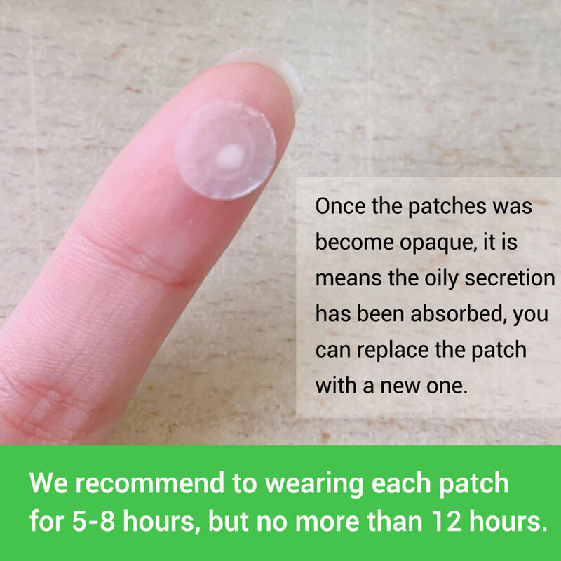 Transparente Acne Clean Patch para Mulheres e Homens, Cuidados com a Pele do Rosto, Recuperar Embelezamento, Adesivo Acne, 72Pcs