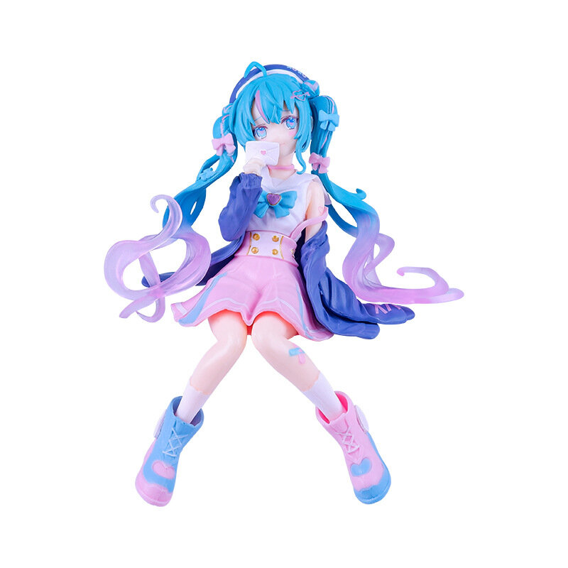 Figuras de acción Miku de Hada de Las Flores, modelo de colección de PVC para niñas lindas, juguetes de muñeca, periféricos de Anime, adornos de coche de juego de marea, 12cm