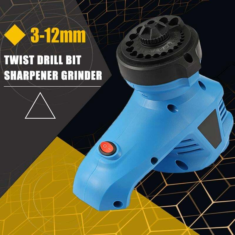 Twist Drill Bit Grinding Machine Fast Sharpener Grinder Electric Grinding Machine For Grinding Drill 3-12mm EU/US Plug
