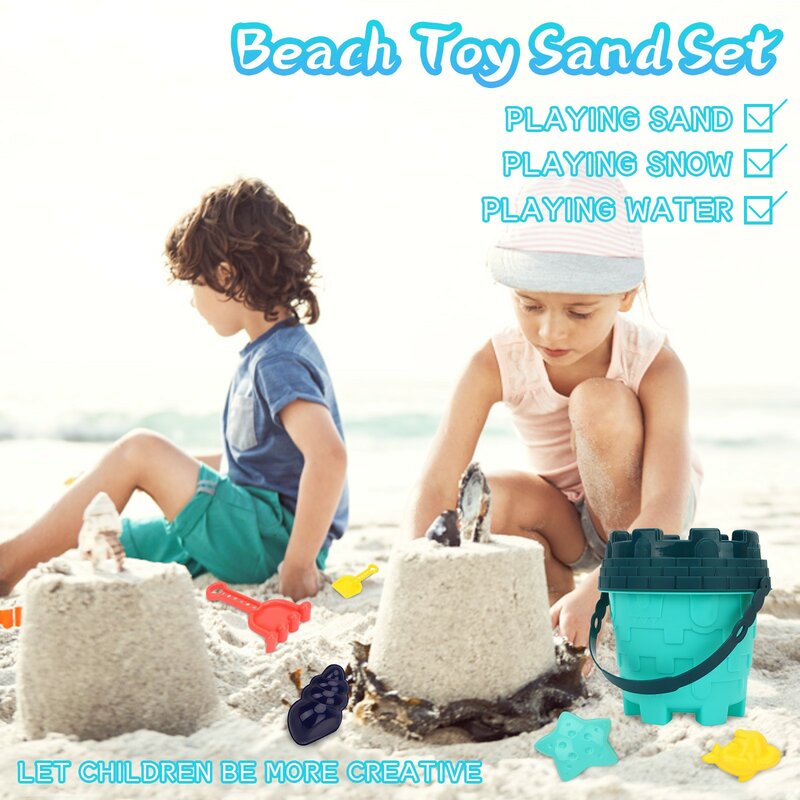 ชุดของเล่นชายหาดทรายเล่นทรายของเล่นกลางแจ้งฤดูร้อนสำหรับเด็กผู้ชายและเด็กผู้หญิง jouets de Plage de plable