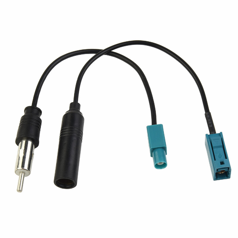 Практичный кабель 15 см, разъем для автомобильной стерео-системы, разъем для DIN-разъема, установка, радиоантенна заменяет 2 шт. адаптера, Легкая модернизация