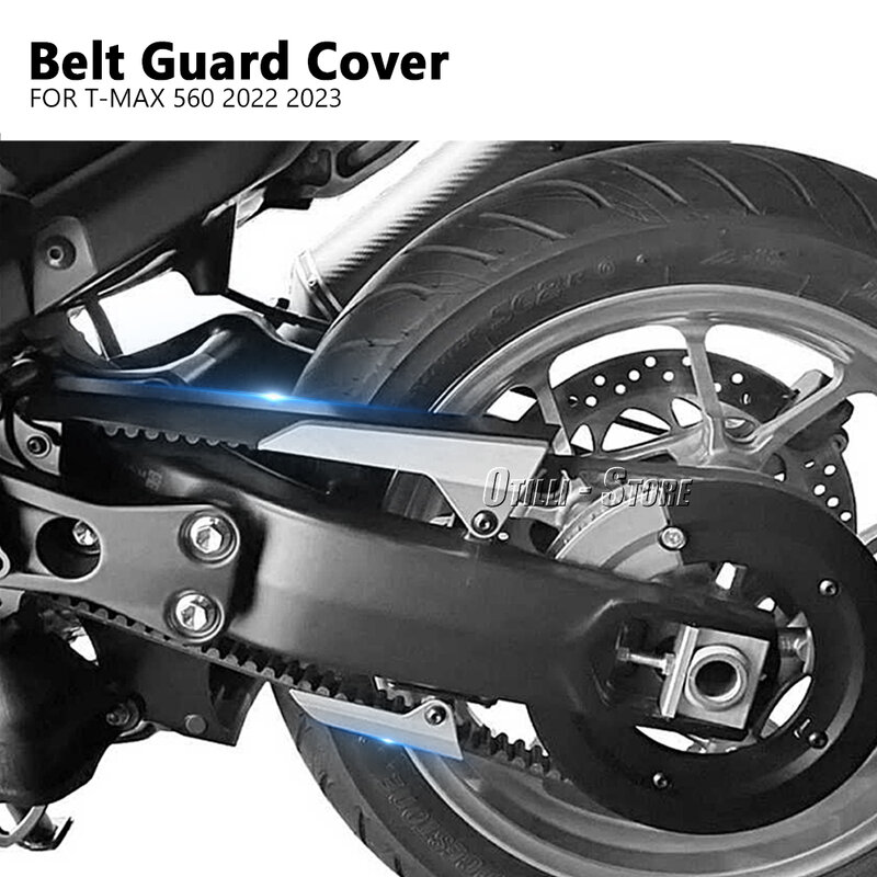 Protector de correa superior e inferior para motocicleta, cubierta de protección de cadena, rueda guía para YAMAHA TMAX560, T-MAX560, T-Max560, 560, 2022, 2023