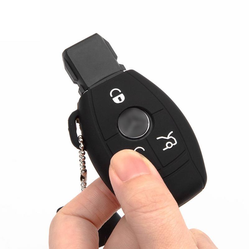 Silicone Car Key Protector, tampa remota, caso chave com posição precisa para mulheres e homens