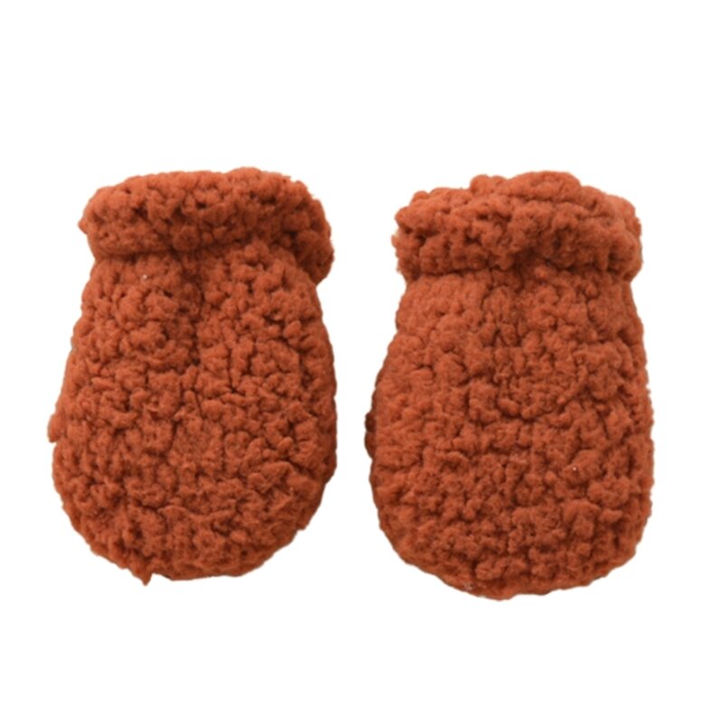 Зимние варежки для малышей, удобные перчатки без царапин для мальчиков и девочек, подарок