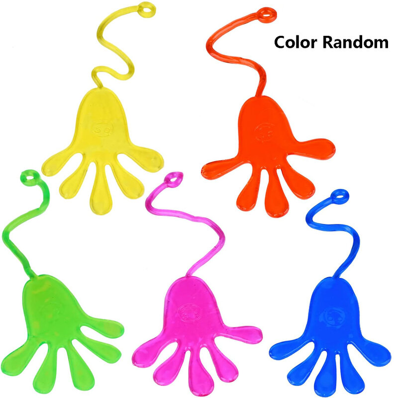Sticky Hands, Sticky Finger, Wacky Fun Stretchy Sticky Hands, Mini Stretchy Toys (10PCS/20PCS/30PCS/50PCS Color Random)